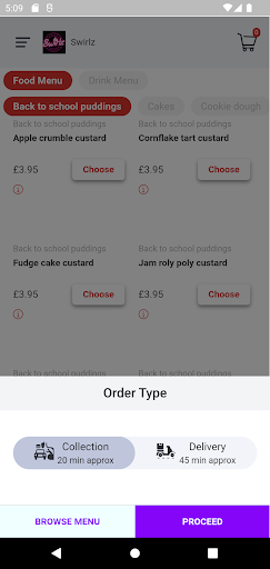 Swirlz Desserts Screen 2