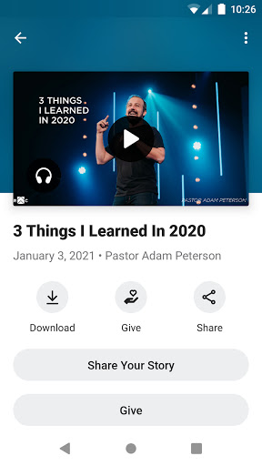 Screenshot of Rise Church
