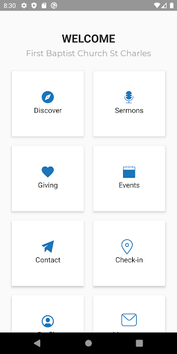 Android application First Baptist Church St Charle screenshort
