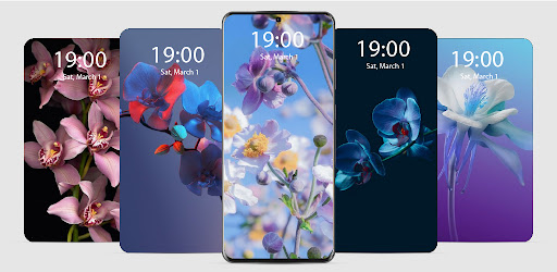 Android application Orchid Live Wallpaper Parallax screenshort