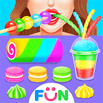 Cover Image of Скачать ASMR Rainbow Dessert Maker – веселые игры для девочек  APK