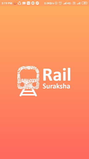 Android application Rail Suraksha screenshort