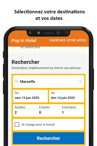 Android application Pop in Hotel screenshort