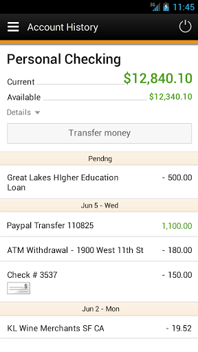 Android application Navigant Credit Union screenshort