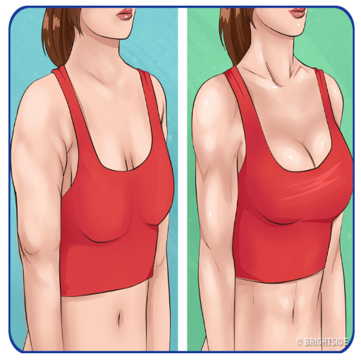 Breast Workout Plan icon