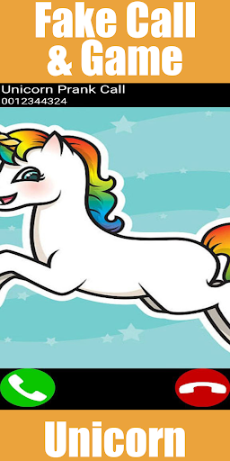 Fake Call Unicorn Game