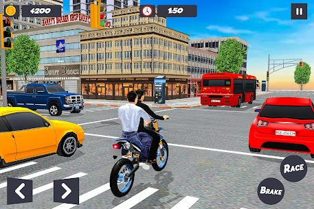 Bike Taxi Simulator: Passenger Transport Game 3