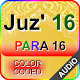 Color coded Para 16 - Juz' 16 with Audio Laai af op Windows