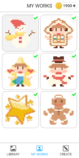 Pixel ArtChristmas Color By Numbers