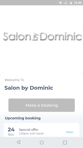 Android application Salon by Dominic screenshort