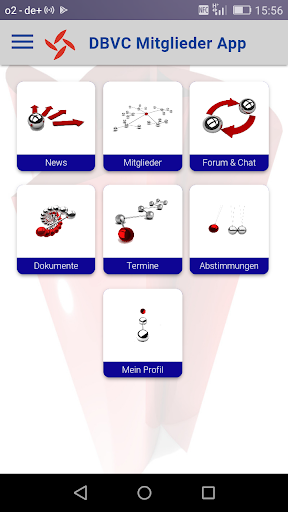 Android application DBVC Mitglieder-App screenshort