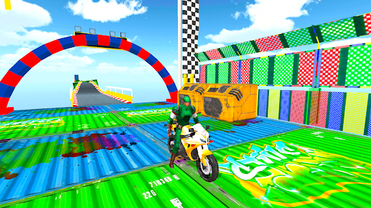 Mega Ramp Bike Stunt Game 3D Mod Apk Download  2022* 4