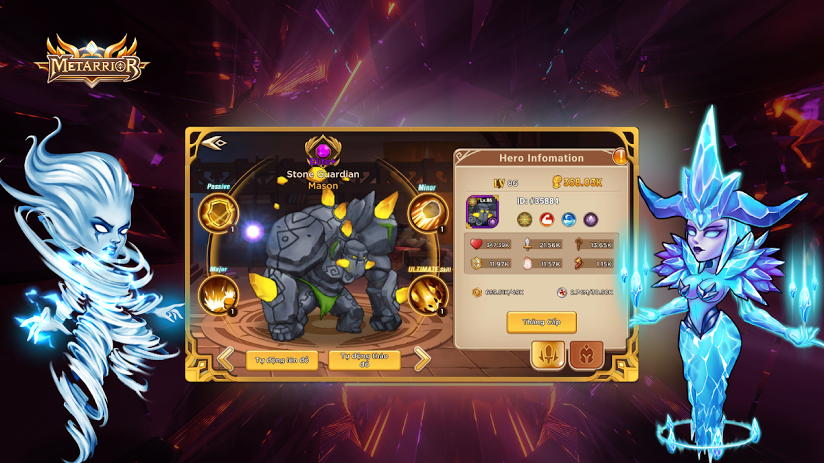 Metarrior - Puzzle Match-3 RPG