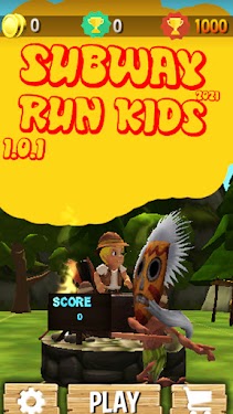 #1. Subway Run Surfer Kids Animal (Android) By: Entertainment And Gaming