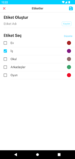 Basit Görev Listeleri ekran görüntüsü