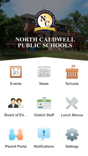 Android application North Caldwell School District screenshort