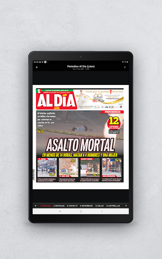 Periódico Al Día Digital Screen 2