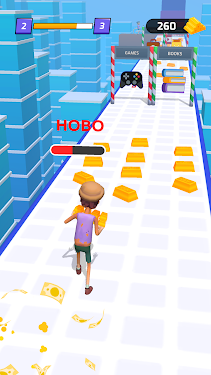 #1. Gold Runner: Rich Money Run 3d (Android) By: CipherSquad