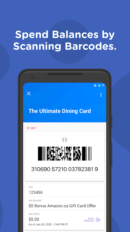 UGO Wallet: e-Gift Cards Screen 3