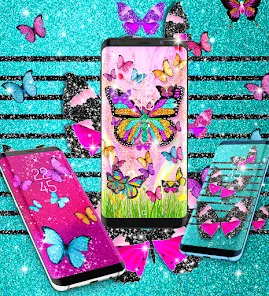 Glitter butterfly wallpapers - Apps on Google Play