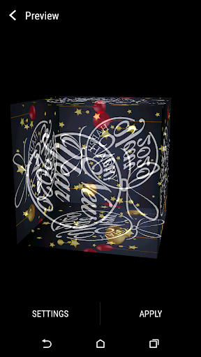 Android application NewYear Live Wallpaper screenshort