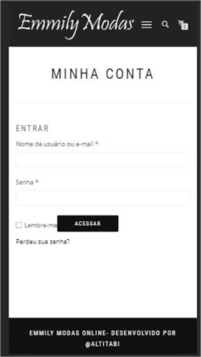 Emmily Modas Screenshot