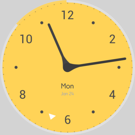 Dynamic Analog Watch Face