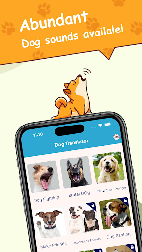 Android application Cat & Dog Translator Pet Sound screenshort