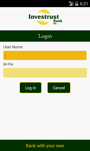 Investrust CA App Screen 2