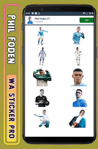 Phil Foden - WA Sticker Pro Screen 2