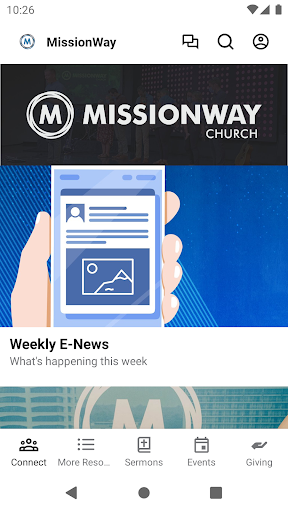 Android application MissionWay screenshort