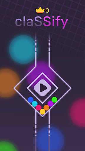 Android application Classify: crazy balls screenshort
