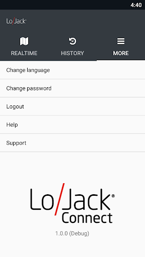 LoJack Connect Screen 3