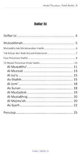 Model Penulisan Kitab Hadits - Pdf