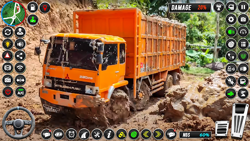 Offroad Mud Cargo Truck Driver Screen 2