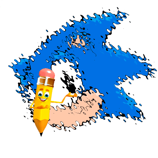 How to draw sonik Logo