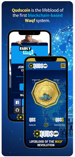 Android application Qudscoin screenshort