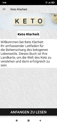 Android application Keto Klarheit screenshort