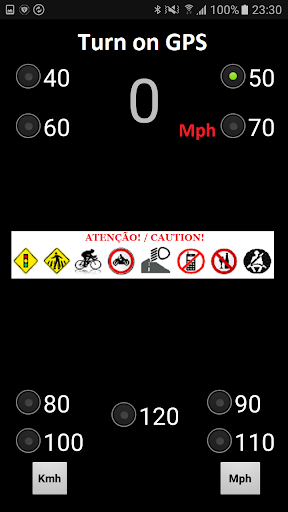 Android application AVOCS Speed Alert screenshort