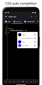 Screenshot 7 WebCode - html, css, js ide android
