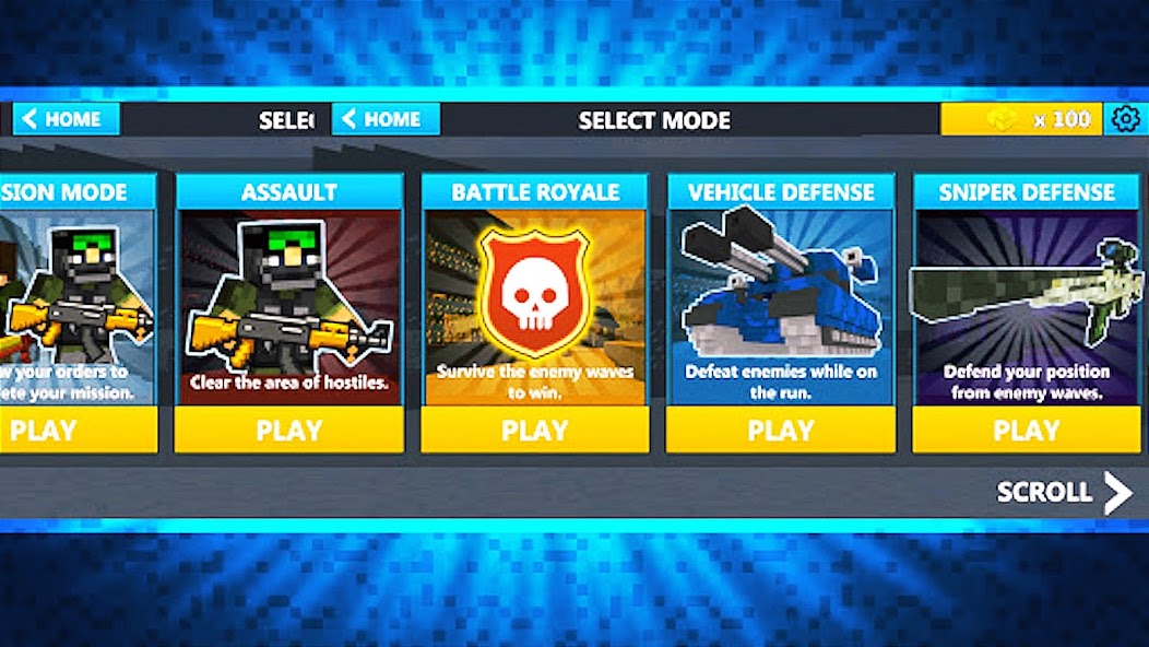 Cube Wars Battle Survival 1.78 APK + Мод (Unlimited money) за Android