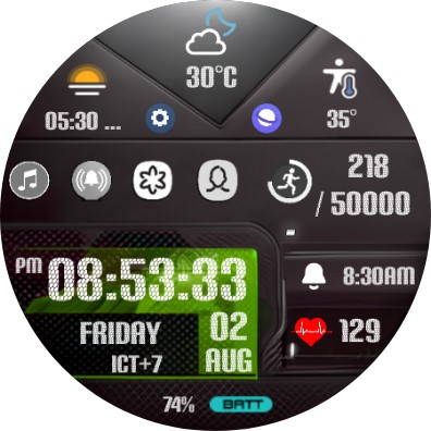 N-SPORT706 Dial App Watch Face screenshot 12