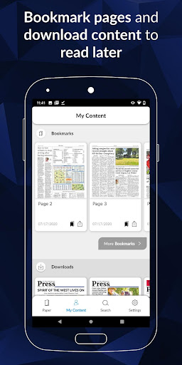 The Dickinson Press E-paper Screen 3