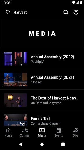 My Harvest Network Screen 3