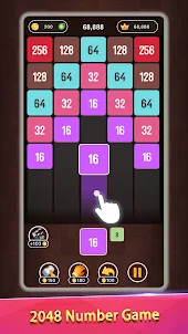 Merge Blocks: X2 Number Legend