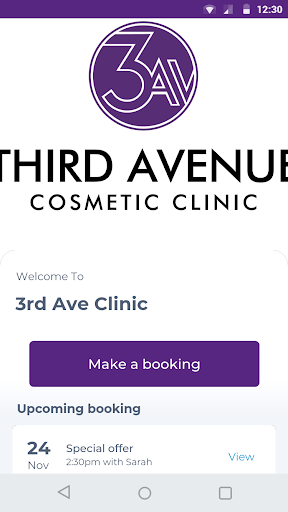Android application 3rd Ave Clinic screenshort