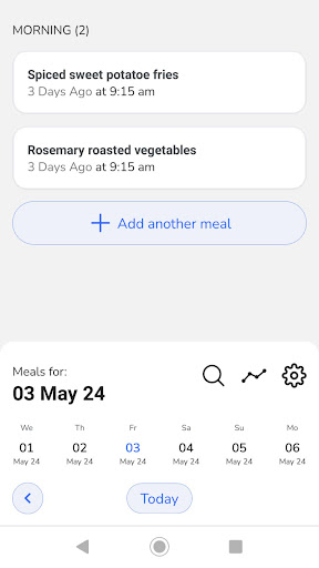 Android application IBS Tracker screenshort