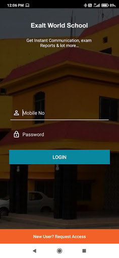 Android application Exalt World School Vaishali screenshort