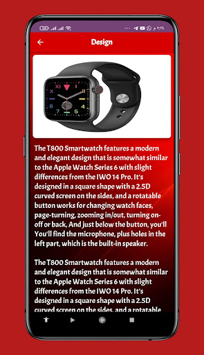 t800 ultra smart watch Guide Screen 3