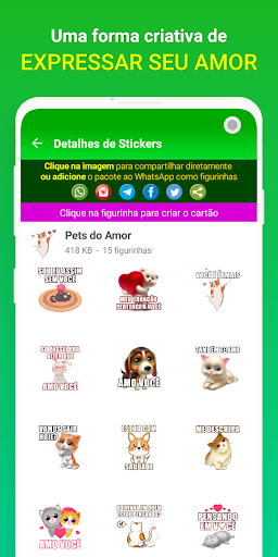 Figurinhas de Amor e Cantadas Screen 3